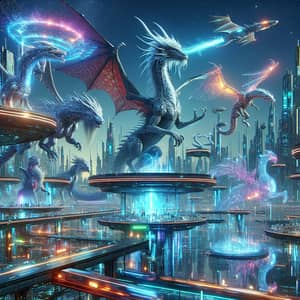 Futuristic Dragons: Mythical Evolutions in Sci-Fi Realm