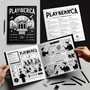 Playberica Artistic Productions – Creative Brochure Design