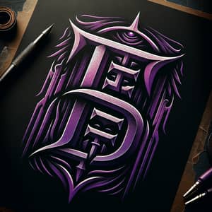 Chilling Horror Logo Design with 'ES' | Gothic Typography
