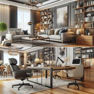 Contemporary Furniture for Living Room, Study, and Dining Room