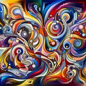 Abstract Dance of Colors and Forms | Symphony of Shapes and Patterns