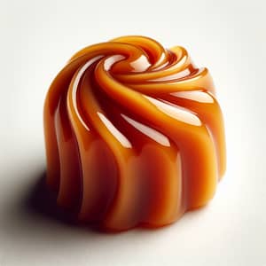 Delicious Caramel Candy - Sweet and Glossy Treat
