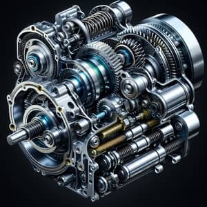 High-Resolution Image of Glossy New Motor | Modern Engineering Practices