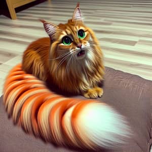 Talking Ginger Tailed Cat | Unique Conversation Scene