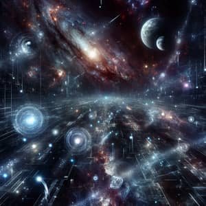 Futuristic Galaxy Exploration | Cosmic Lights & Technology
