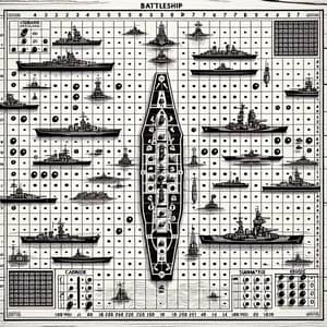 Battleship Game Board Strategy & Ship Types Overview
