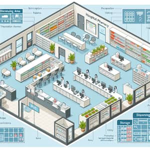 Hospital Pharmacy Floor Plan: Design, Layout, and Features