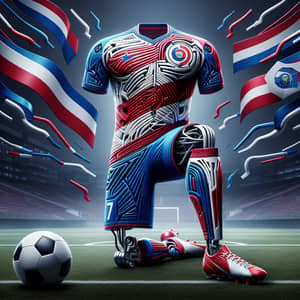 Innovative Costa Rica National Football Team Jersey Design