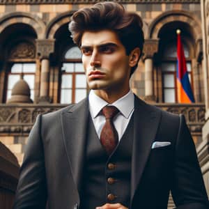 Stately Armenian Man in Business Suit