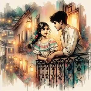 Fairy Tale Romance: Enchanted Balcony Scene