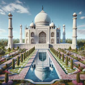Taj Mahal: Iconic White Marble Mausoleum in India