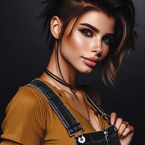 Confident Trendy Portrait of Young Adult Female | Stylish and Modern