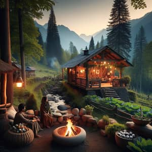 Tranquil Nature-Based Lifestyle | Rustic Cabin, Green Forests