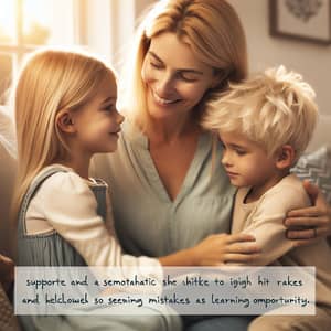 Empathetic Mother Encouraging Learning | Tender Family Moment