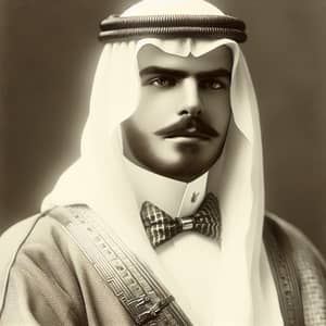 Public Figure in Traditional Arabian Attire | Authority and Nobility