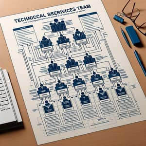 Technical Services Organizational Chart for Hotel & Resort Team