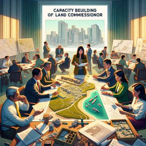 Capacity Building of Land Commissioner - Strategic Meeting Scene