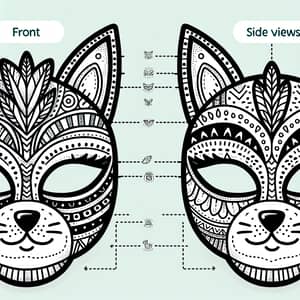 Carnival Animal Mask for Kids: Fun and Creative Painting Activity