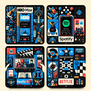 Digital Cover for HBO Max, Spotify, Netflix & Star+ Promotions