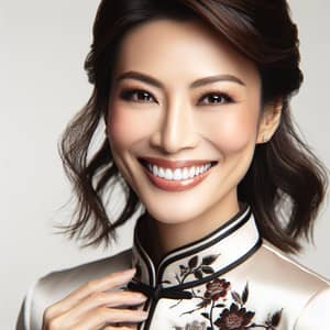Cheerful Chinese Woman | Stylish Fashion & Rich Culture