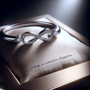 Elegant Infinity Bracelet with Sparkling Jewels | Luxury Jewelry