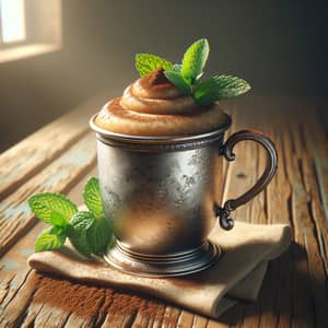 Coffee Julep: Unique Fusion Drink in Vintage Silver Cup