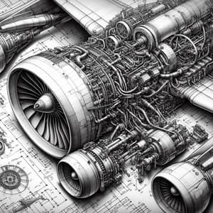 Hand Drawing of Aircraft Mechanical Systems