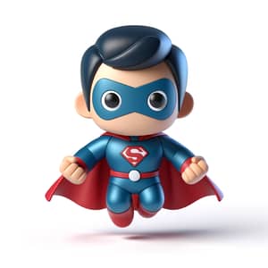 3D Funko Pop Superman Model | Collectible Superhero Figure