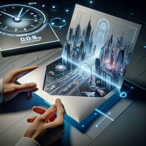 Futuristic Illuminated Digital Invitation Experience