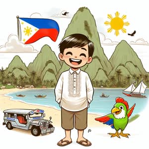 Proud Filipino: A Heartwarming Drawing of National Pride