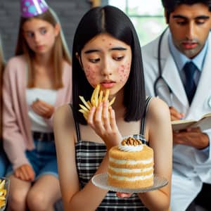 Teen Allergic Reaction at Birthday Party - Friends Rush to Doctor