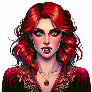 Triss Merigold Vampire Illustration - The Witcher Fan Art