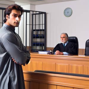 Trial of South Asian Man in Traditional Pakistani Outfit