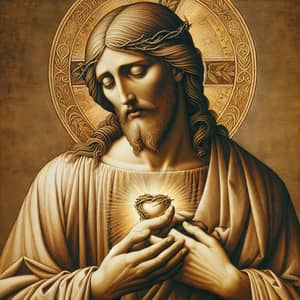 Compassionate Jesus Christ Art - Embodying Mercy