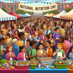 Celebrating National Nutrition Day at a Vibrant School Bazaar