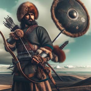 Saka Warrior of Ancient Scythian Nomadic Tribes | Attired in Traditional Gear