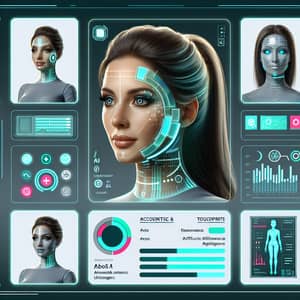 Futuristic AI Chatbot with Accounting Insights | Virtual Avatar Design
