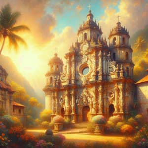 Baroque Churches Oil Painting Compilation in the Philippines