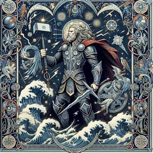Thor in Medieval Illuminated Manuscript Art | Norse Mythology