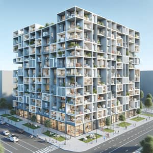 Modern Modular Residential Building | Unique 11-Story Structure