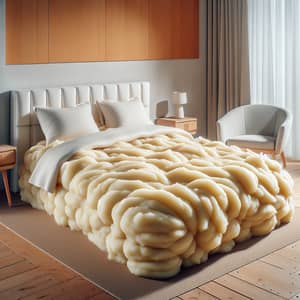 Surreal Potato Bed: Comfort Meets Whimsy