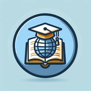 Global Academic Achievement Icon - Continuous Learning Symbol