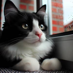 Black and White Cat - Cute Cat Photos