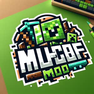 Minecraft Mod Logo Design | Fun & Blocky Logo Graphic
