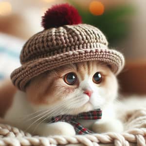 Cat with Hat - Stylish Feline Fashion