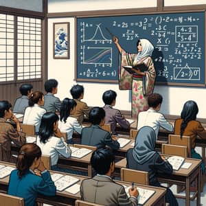 Japanese Style Mathematics Classroom: Teacher & Diverse Students Learning