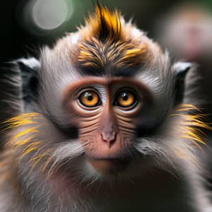 Striking Yellow Monkey | Wildlife Photography