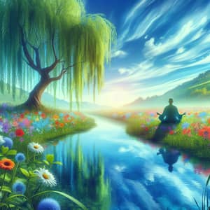 Tranquil Meadow: Symbolizing Peace and Calm | Nature Serenity
