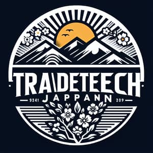 TradeTech Japan Logo Design | Nature-inspired Branding