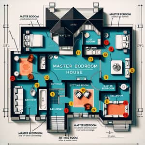 Detailed Schematic for Residential House | Crime Scene Investigation